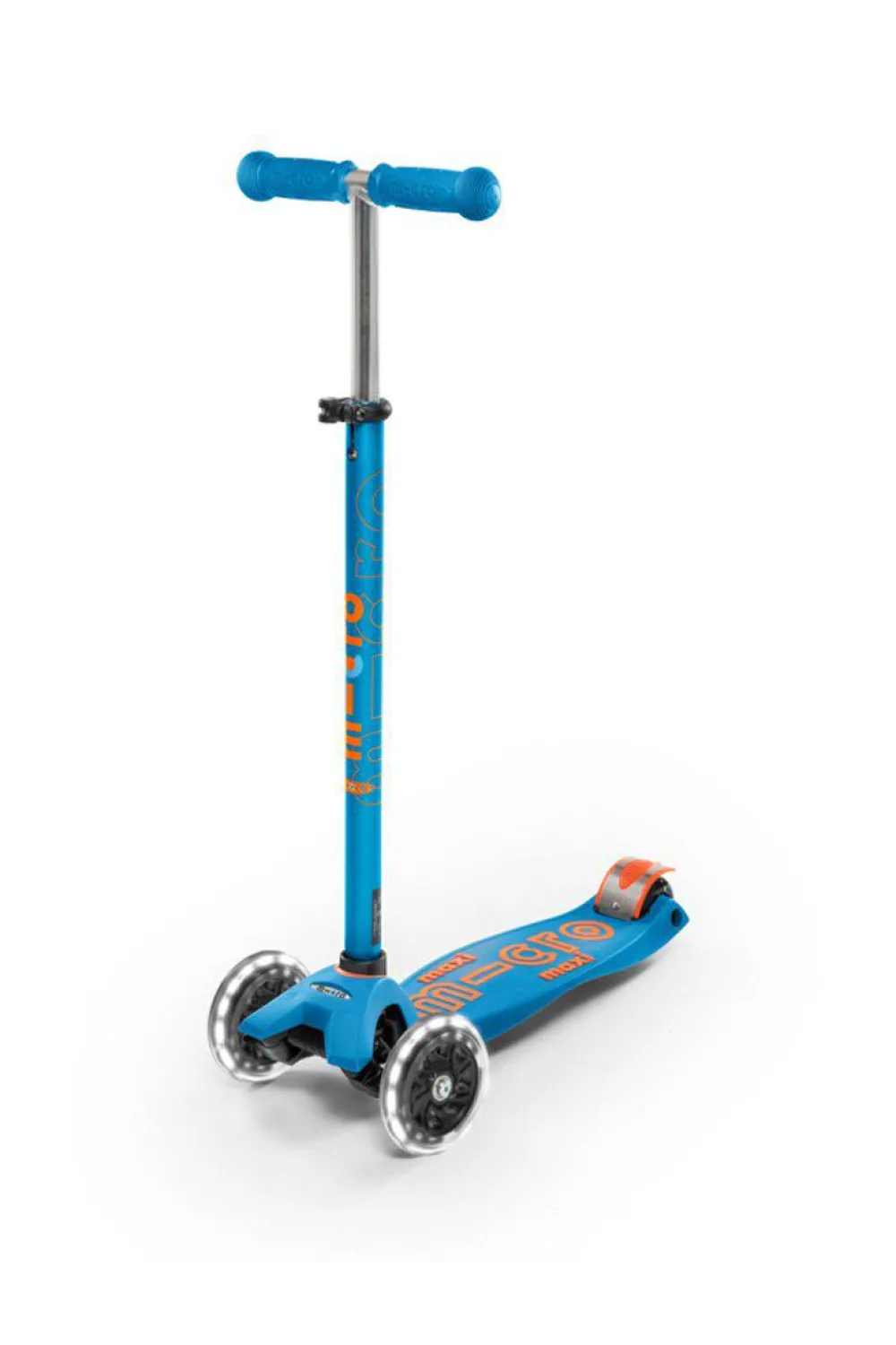 Micro Patinete Maxi Deluxe LED · Azul Caribe*Niños Patinetes De 3 Ruedas Infantiles|Patinetes Infantiles