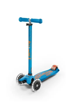Micro Patinete Maxi Deluxe LED · Azul Caribe*Niños Patinetes De 3 Ruedas Infantiles|Patinetes Infantiles