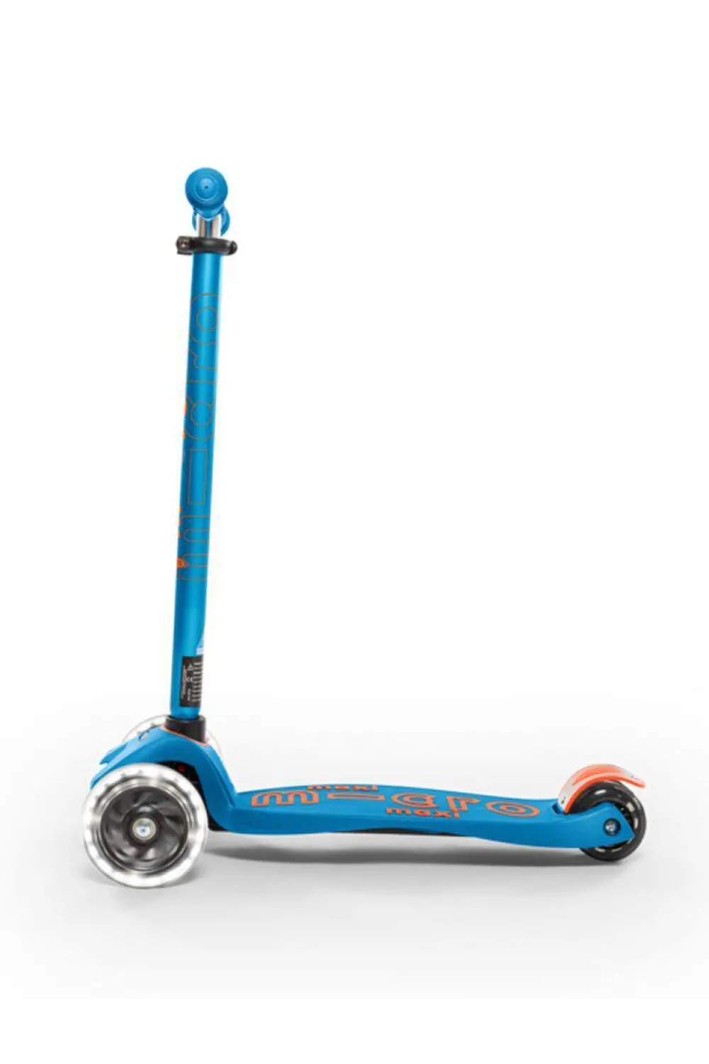 Micro Patinete Maxi Deluxe LED · Azul Caribe*Niños Patinetes De 3 Ruedas Infantiles|Patinetes Infantiles