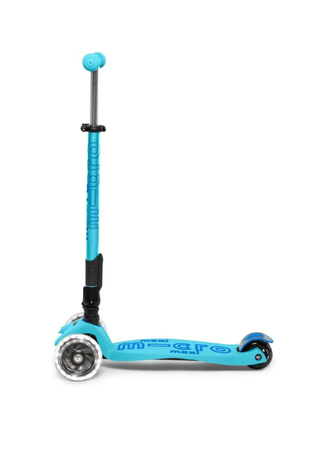 Micro Patinete Maxi Deluxe Plegable LED · Azul*Niños Patinetes De 3 Ruedas Infantiles|Patinetes Infantiles