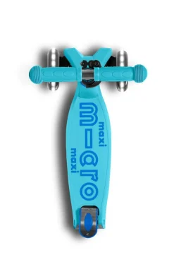 Micro Patinete Maxi Deluxe Plegable LED · Azul*Niños Patinetes De 3 Ruedas Infantiles|Patinetes Infantiles