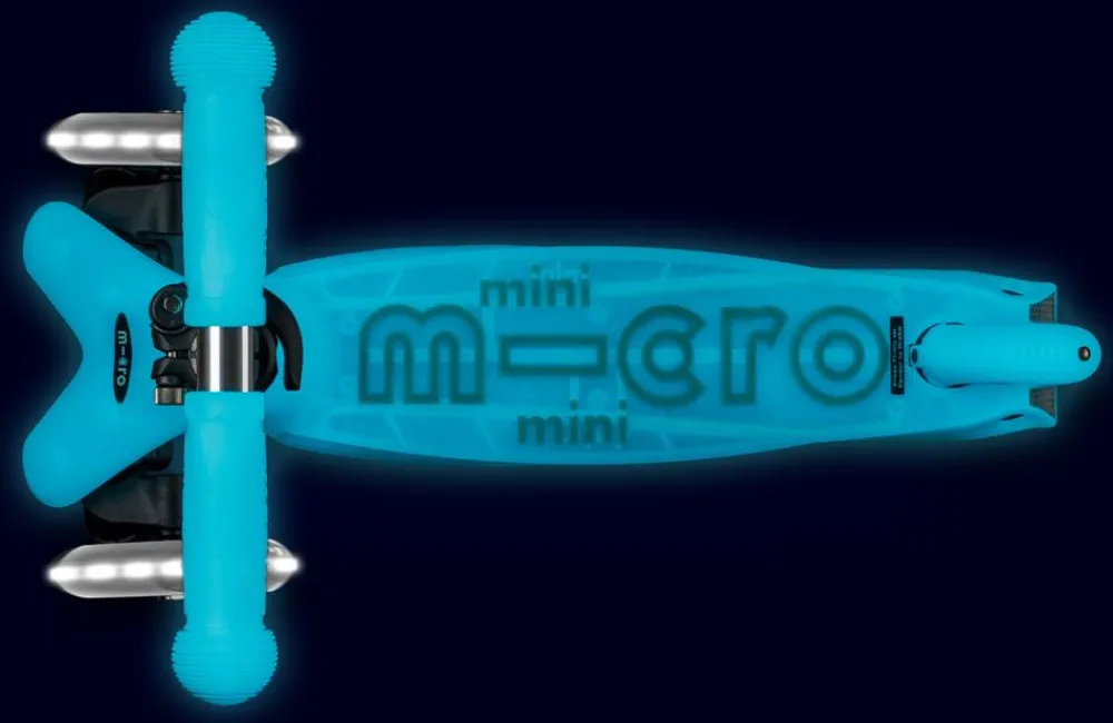 Micro Patinete Mini Deluxe Glow LED · Aqua*Niños Patinetes De 3 Ruedas Infantiles|Patinetes Infantiles