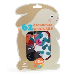 Djeco Pegatinas Animales de la granja ·*Niños Kit De Manualidades