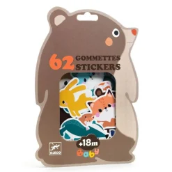Djeco Pegatinas Animales del bosque ·*Niños Kit De Manualidades