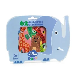 Djeco Pegatinas Safari ·*Niños Kit De Manualidades