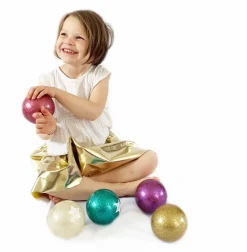 Ratatam Pelota Glitter Azul 10 cm ·*Niños Pelotas Para Niños