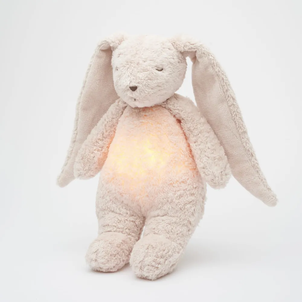 Moonie Peluche Luz-Sonido Conejo 2.0 Rose*Niños Muñecos Blanditos|Peluches