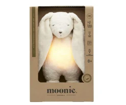 Moonie Peluche Luz-Sonido Conejo Orgánico 2.0 Polar*Niños Muñecos Blanditos|Peluches