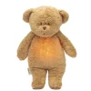 Moonie Peluche Luz-Sonido Oso Orgánico Capuccino Natur*Niños Muñecos Blanditos|Peluches