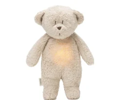 Moonie Peluche Luz-Sonido Oso Orgánico 2.0 Sand Natur*Niños Muñecos Blanditos|Peluches