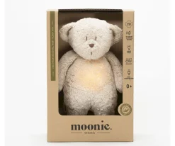 Moonie Peluche Luz-Sonido Oso Orgánico 2.0 Sand Natur*Niños Muñecos Blanditos|Peluches