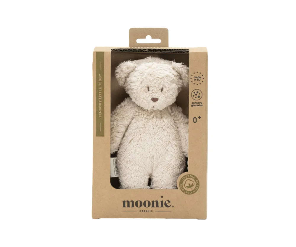 Moonie Peluche sensorial oso pequeño Sand*Niños Muñecos Blanditos|Peluches