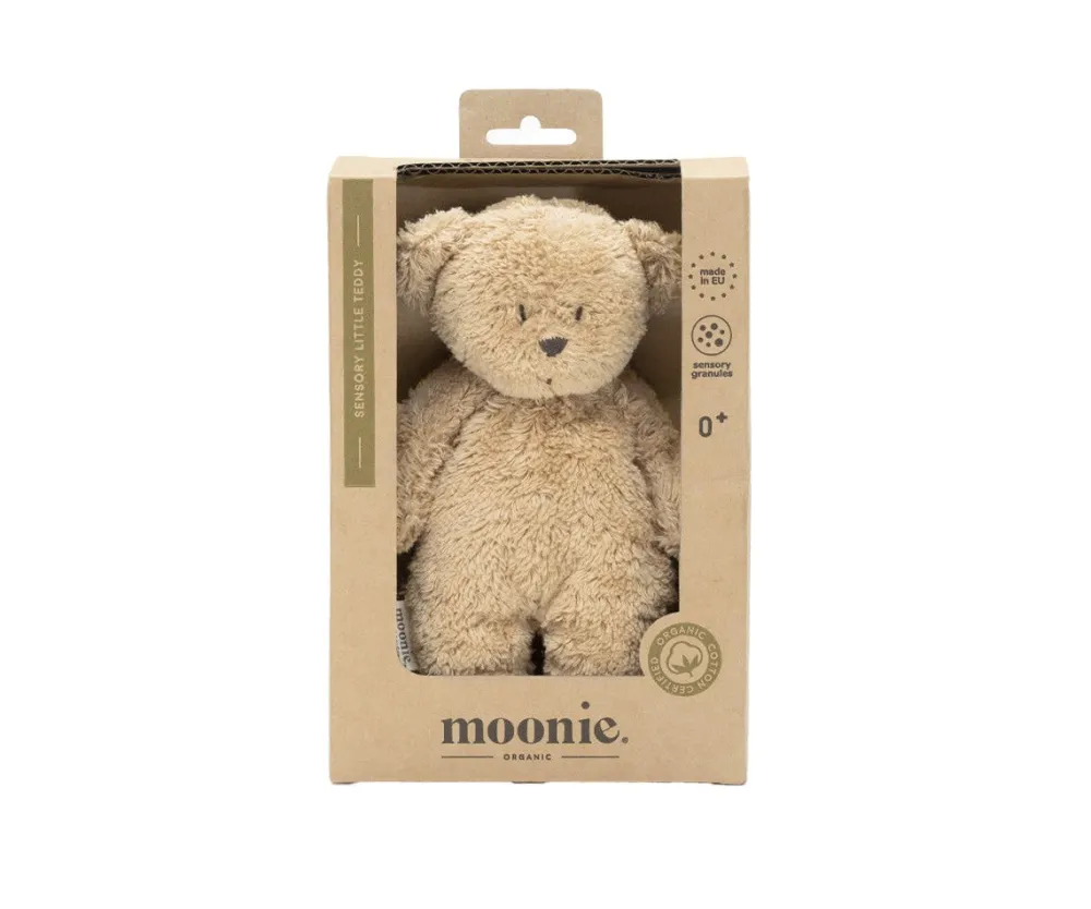 Moonie Peluche sensorial oso pequeño Capuccino*Niños Muñecos Blanditos|Peluches