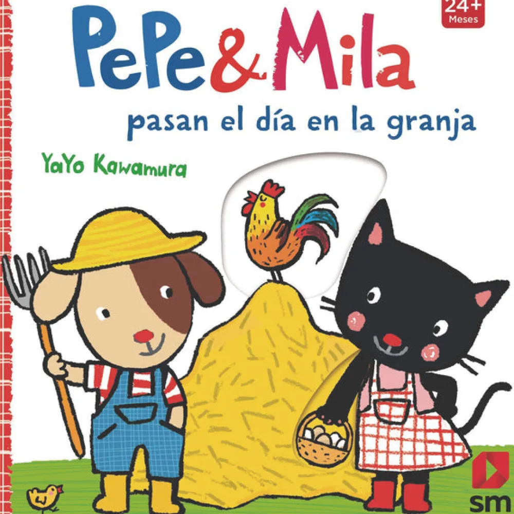 SM Pepe & Mila pasan el día en la granja*Niños Libros Musicales Y Con Sonido|Libros Manipulativos