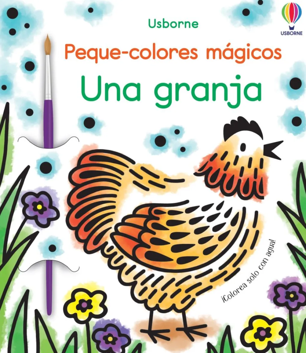Usborne Peque Colores Mágicos · Una granja*Niños Libros Para Colorear|Libros Para Colorear