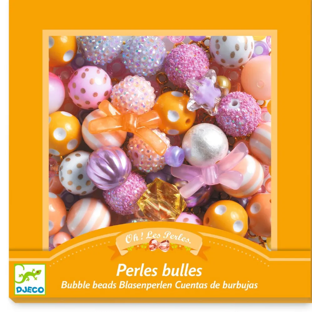 Djeco Perlas doradas ·*Niños Kit De Manualidades|Juguetes Y Juegos Motricidad Fina