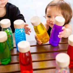 Petit Boum · Float Bottle Pink*Niños Juguetes Montessori|Juguetes Antiestrés