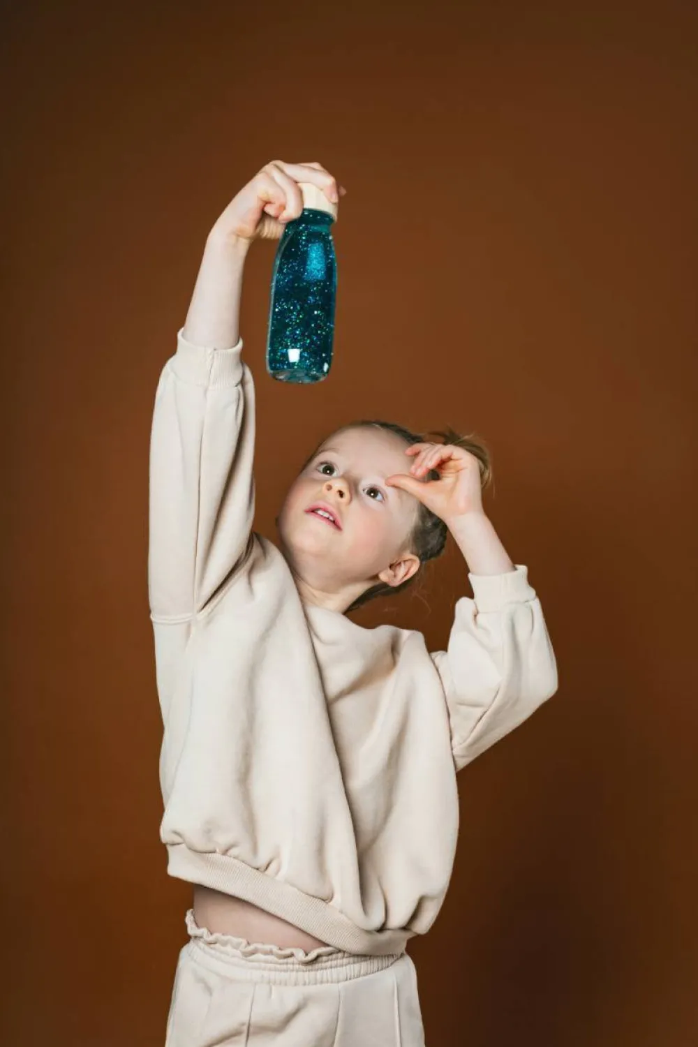Petit Boum · Float Bottle Turquoise*Niños Juguetes Montessori|Juguetes Antiestrés
