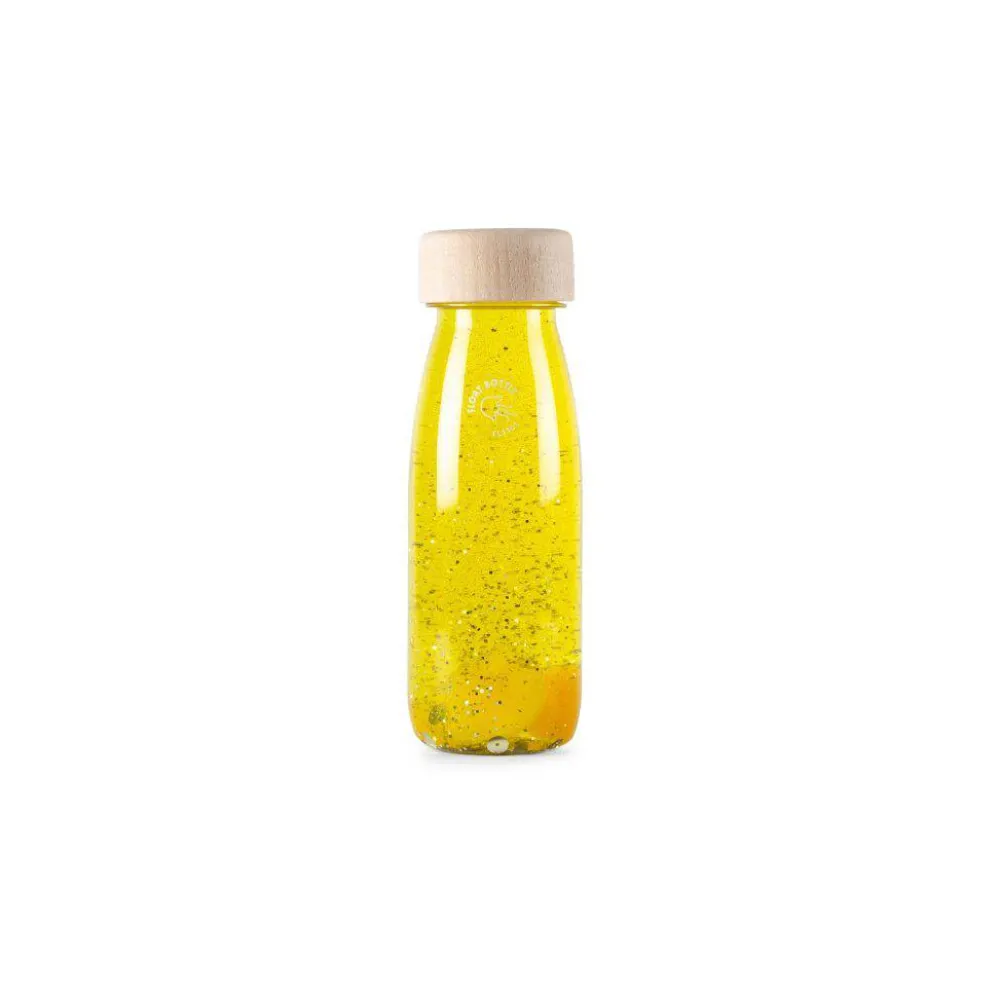 Petit Boum · Float Bottle Yellow*Niños Juguetes Montessori|Juguetes Antiestrés
