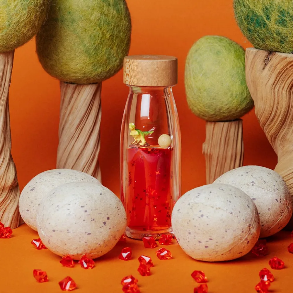 Petit Boum · Move Bottle TRex*Niños Juguetes Antiestrés|Botellas Sensoriales