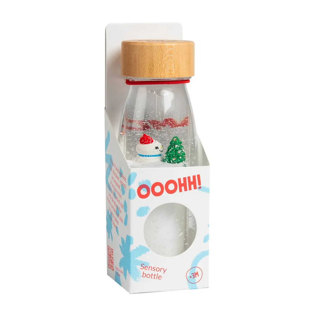 Petit Boum · Move Bottle Winter*Niños Juguetes Antiestrés|Botellas Sensoriales