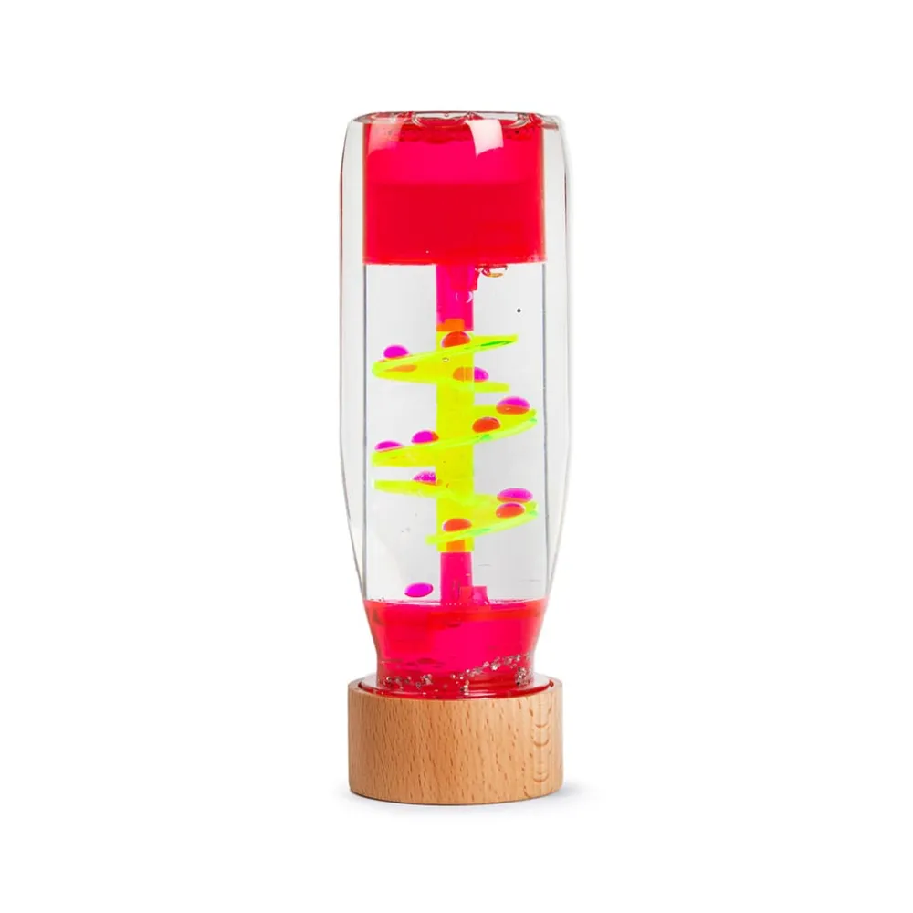 Petit Boum · Move Spiral Bottle Pink*Niños Juguetes Montessori|Juguetes Antiestrés