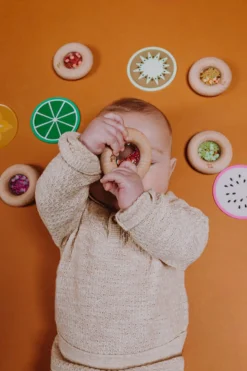 Petit Boum · Sensory donut Watermelon*Niños Juguetes Montessori|Juguetes Antiestrés