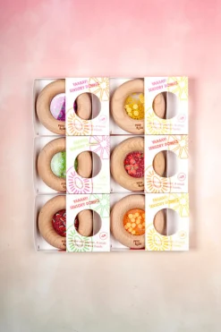 Petit Boum · Sensory donut Strawberries*Niños Juguetes Montessori|Juguetes Antiestrés