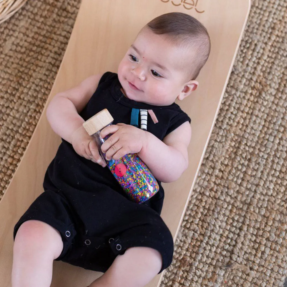 Petit Boum · Sound Bottle Buttons*Niños Juguetes Montessori|Juguetes Antiestrés