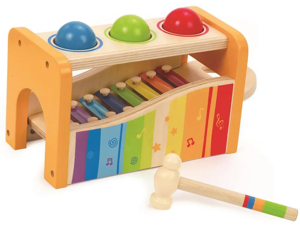 Hape Picafuerte Xilófono ·*Niños Juguetes Montessori|Juguetes De Madera Para Niños