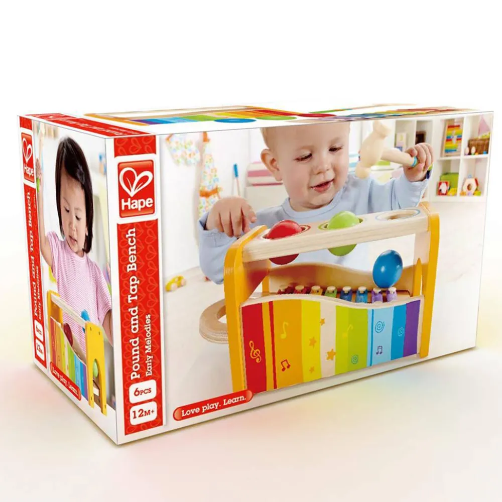 Hape Picafuerte Xilófono ·*Niños Juguetes Montessori|Juguetes De Madera Para Niños