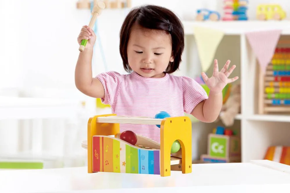 Hape Picafuerte Xilófono ·*Niños Juguetes Montessori|Juguetes De Madera Para Niños