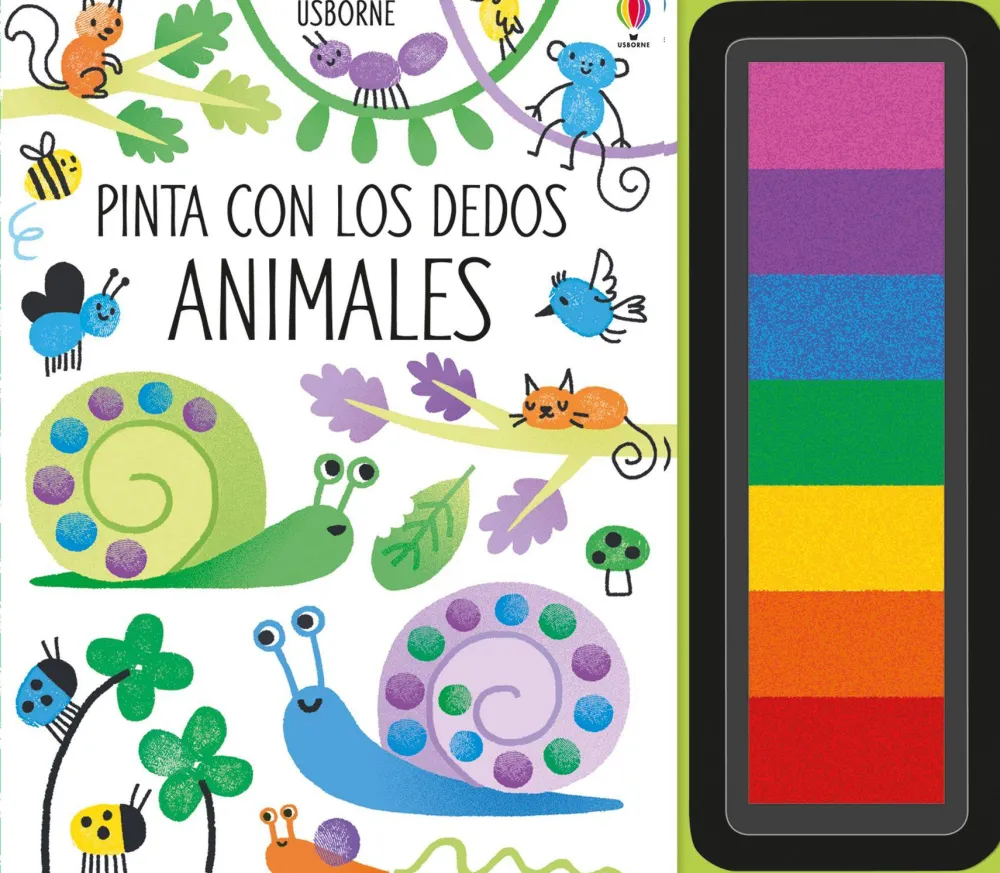 Usborne Pinta con los dedos · Animales*Niños Kit De Manualidades