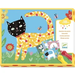 Djeco Pintura colorear a puntitos ·*Niños Juguetes Y Juegos Motricidad Fina