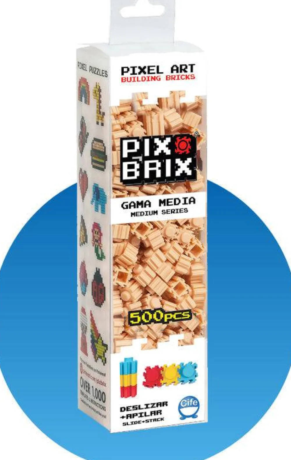 Pix Brix 500 piezas Beige*Niños Pix Brix|Juguetes Y Juegos Motricidad Fina