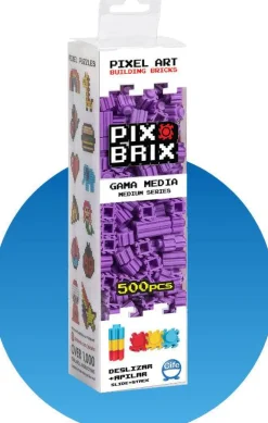 Pix Brix 500 piezas Morado*Niños Pix Brix|Juguetes Y Juegos Motricidad Fina
