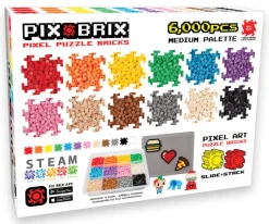 Pix Brix Container 6000 piezas colores surtidos*Niños Pix Brix|Juguetes Y Juegos Motricidad Fina