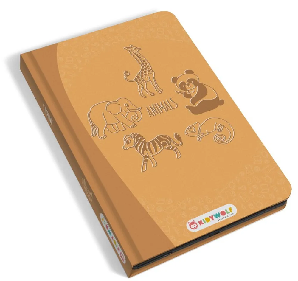 Kidywolf Pizarra Kidydraw Mini Animales*Niños Pizarras Para Niños Y Niñas