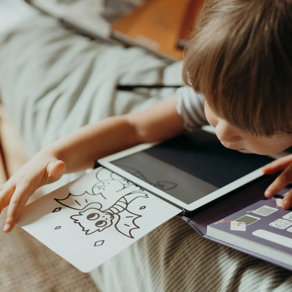 Kidywolf Pizarra Kidydraw Mini Dinos*Niños Pizarras Para Niños Y Niñas