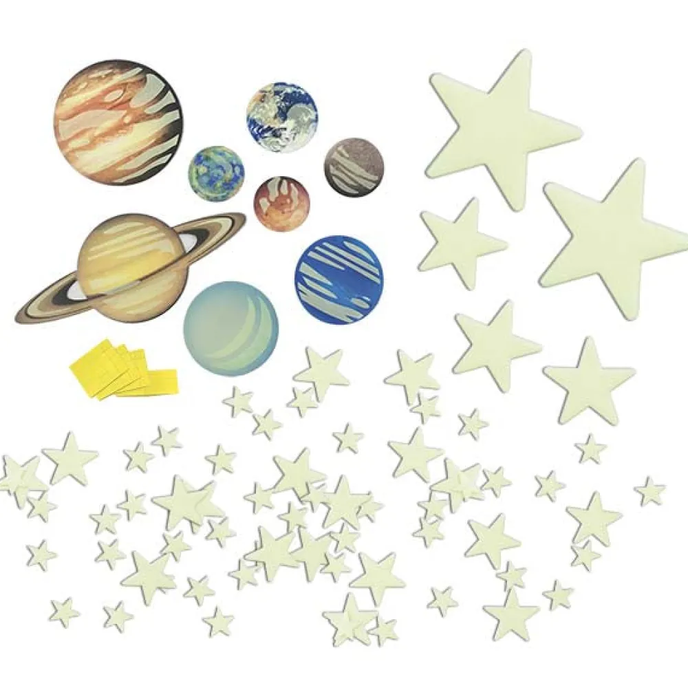 4M Planetas y Estrellas Brillantes en la Oscuridad ·*Niños Juguetes Stem