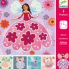 Djeco Plantillas Hadas*Niños Kit De Manualidades|Juguetes Y Juegos Motricidad Fina