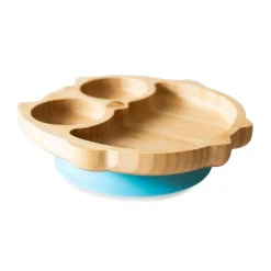 Eco Rascals Plato Bamboo Buho* Baby-Led Weaning Y Accesorios Alimentación