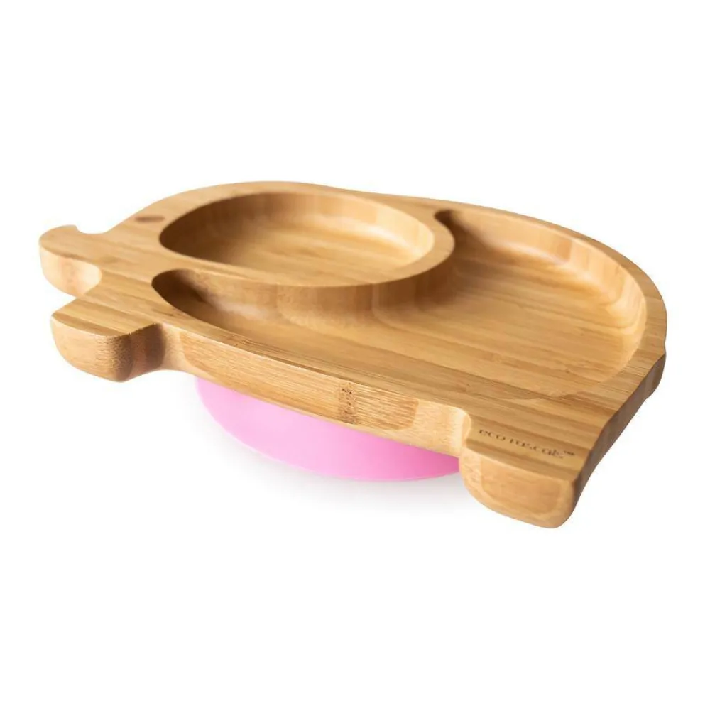 Eco Rascals Plato Bamboo Elefante* Baby-Led Weaning Y Accesorios Alimentación