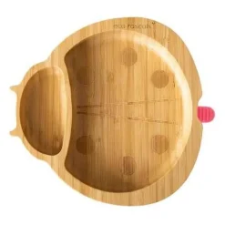 Eco Rascals Plato Bamboo Mariquita* Baby-Led Weaning Y Accesorios Alimentación