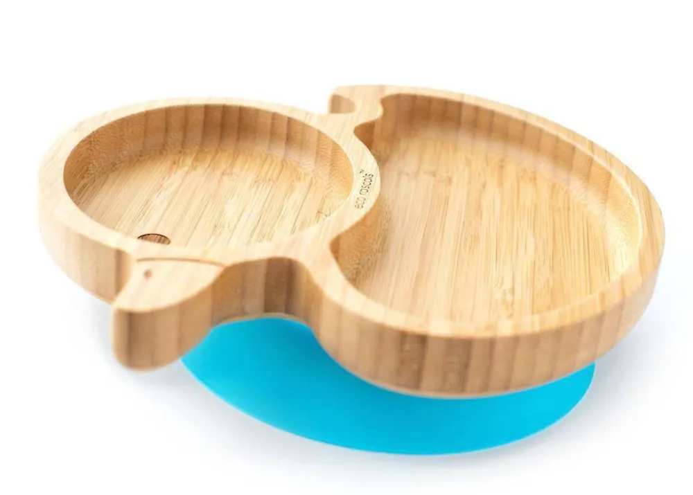 Eco Rascals Plato Bamboo Pato* Baby-Led Weaning Y Accesorios Alimentación
