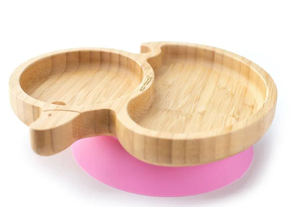 Eco Rascals Plato Bamboo Pato* Baby-Led Weaning Y Accesorios Alimentación