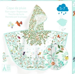Djeco Poncho de Lluvia · Follaje S 110-122 cm*Niños Paraguas Infantiles|Ponchos De Lluvia