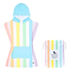 Dock u0026 Bay Poncho Rainbow Pastel · Dock & Bay*Niños Toalla De Niños Para Playa|Ponchos De Bebé Para Playa