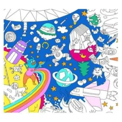 Omy Poster XL Cosmos para colorear 100x70 ·*Niños Libros Para Colorear|Libros Para Colorear