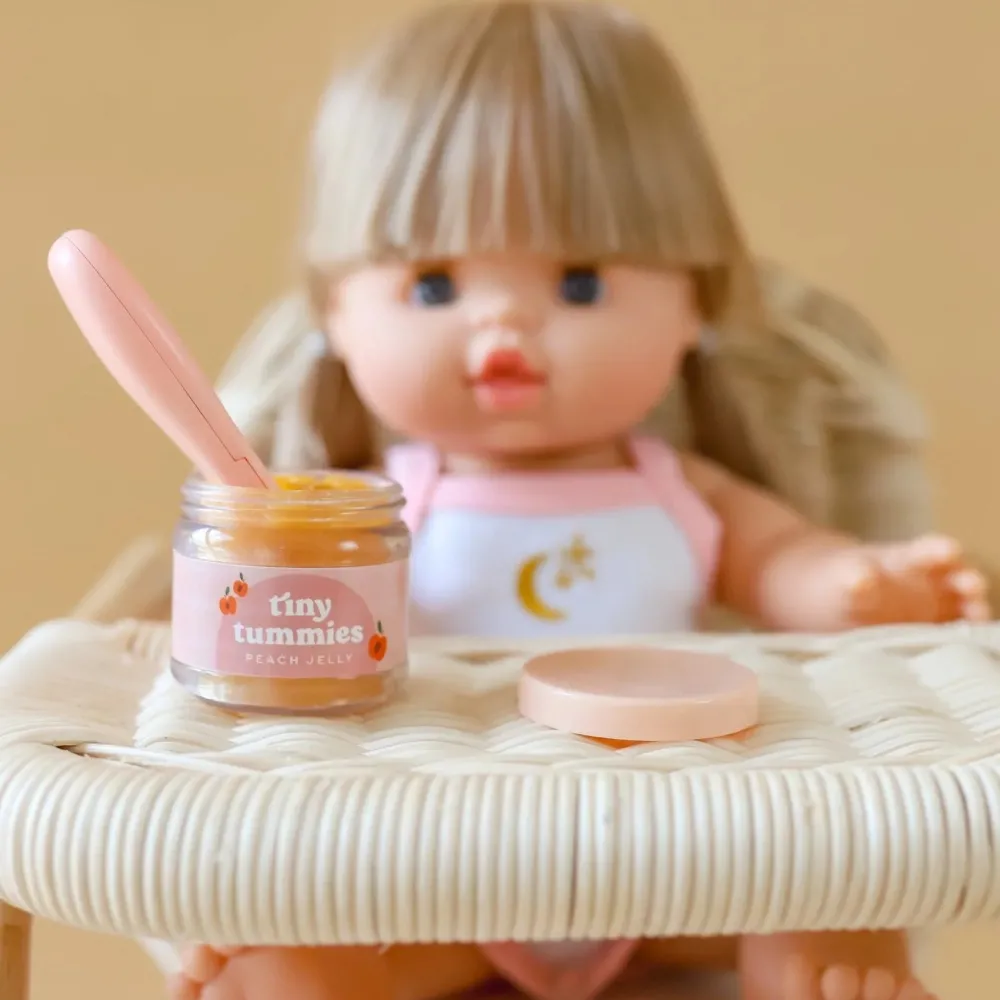 Tiny Harlow Potito y cuchara para muñecos ·*Niños Accesorios Para Muñecas Bebé|Muñecos Bebés